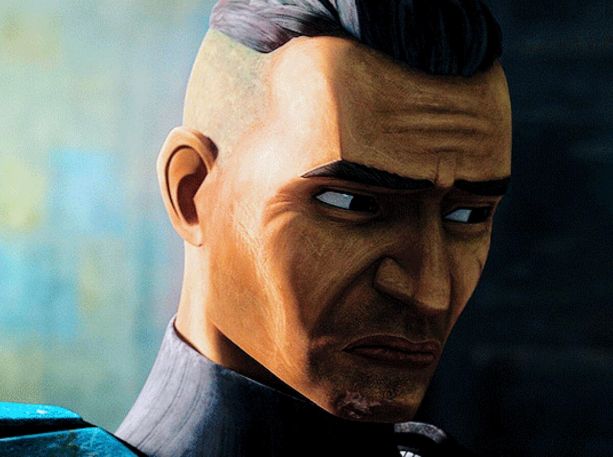 photo of captain howzer, face hidden in the shadows and frowning